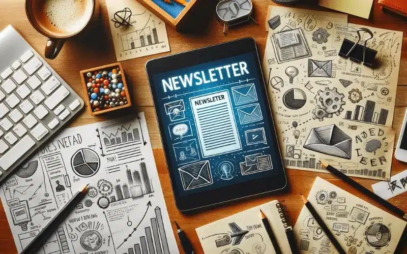 Newsletter Web design Zacadi